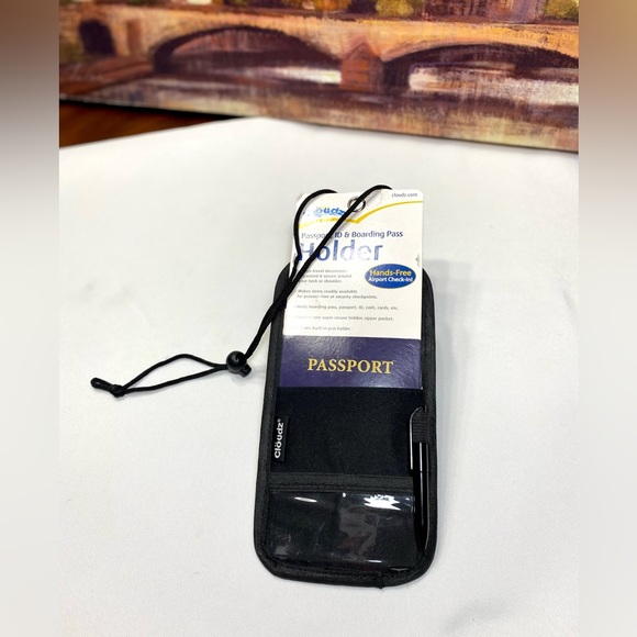 HOLDER Passport, ID, Boarding Pass Holder Bag travel security - Picture 3 of 10